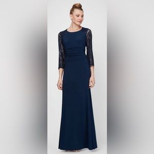 Blue wedding guest dress